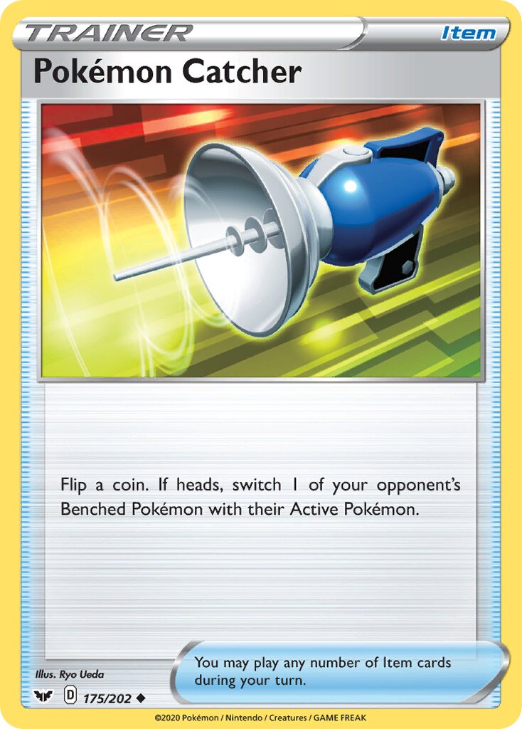 Pokémon Catcher 175 — Battle Academy 2022 (Cinderace) (English Pokémon TCG card)