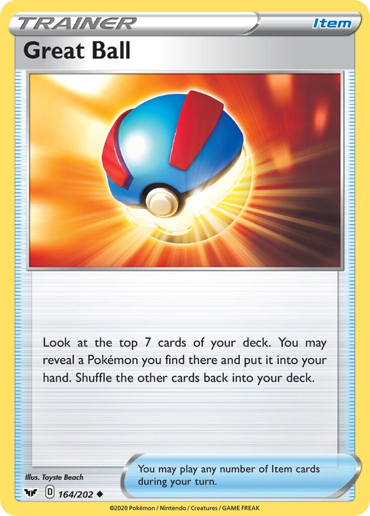 Great Ball 164 — Battle Academy 2022 (Eevee) (English Pokémon TCG card)