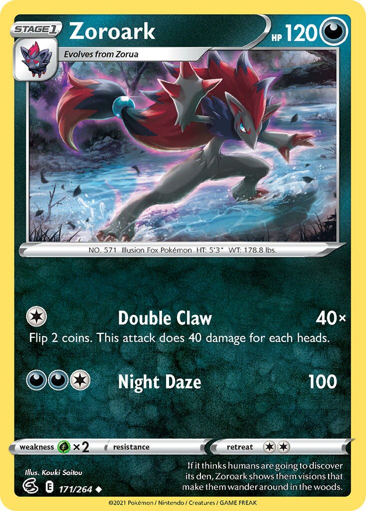 Zoroark 171 — Battle Academy 2022 (Eevee) (English Pokémon TCG card)