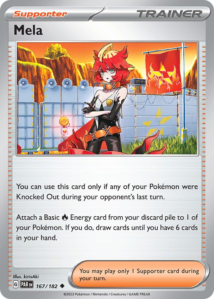 Mela 167 — Battle Academy 2024 (Armarouge) (English Pokémon TCG card)