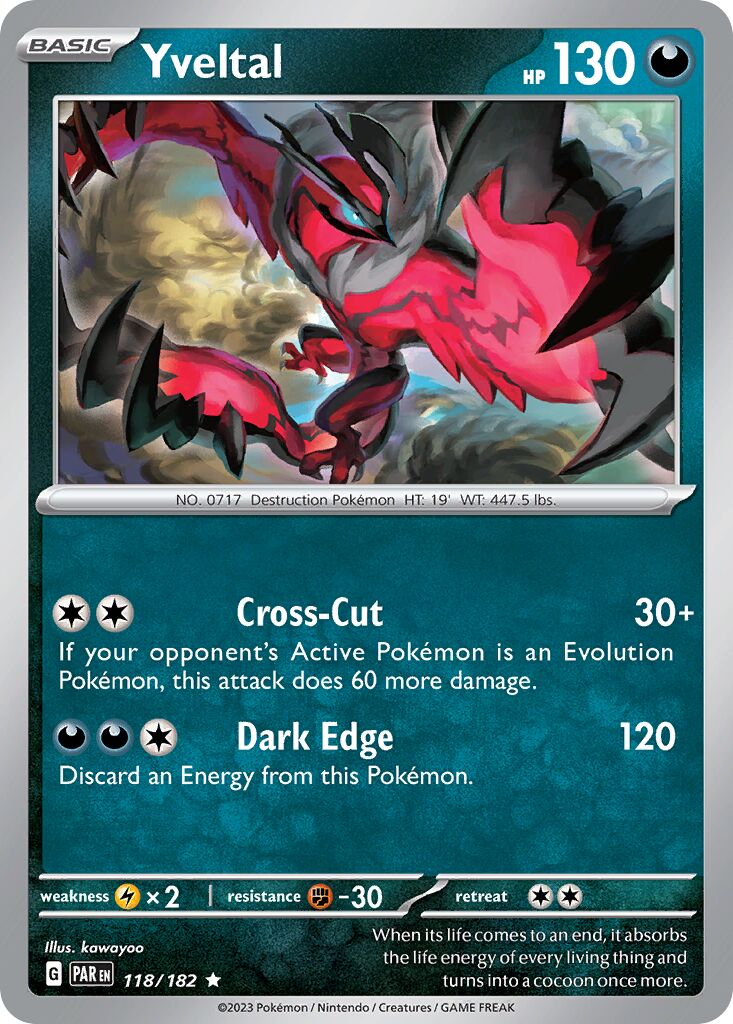 Yveltal 118 — Battle Academy 2024 (Darkrai) (English Pokémon TCG card)