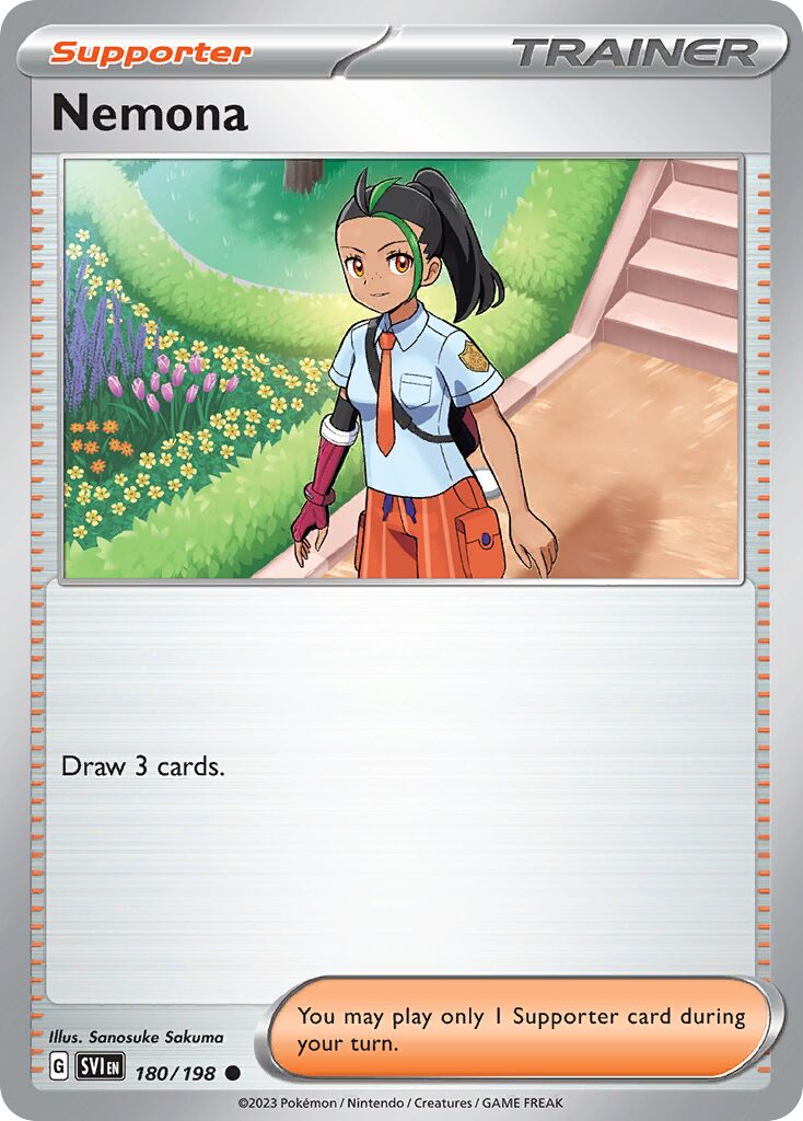 Nemona 180 — Battle Academy 2024 (Darkrai) (English Pokémon TCG card)