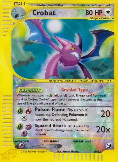 Crobat 010 — Box Toppers (e-Card Series) (English Pokémon TCG card)
