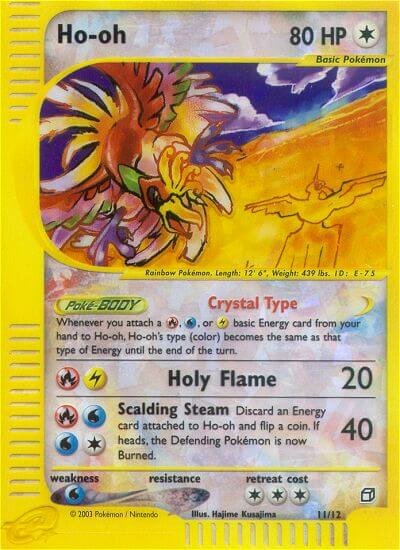 Ho-oh 011 — Box Toppers (e-Card Series) (English Pokémon TCG card)