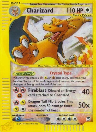 Charizard 009 — Box Toppers (e-Card Series) (English Pokémon TCG card)