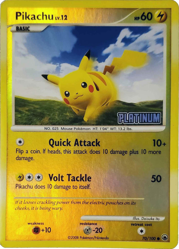 Pikachu 070 — Burger King Collection 2009 (English Pokémon TCG card)