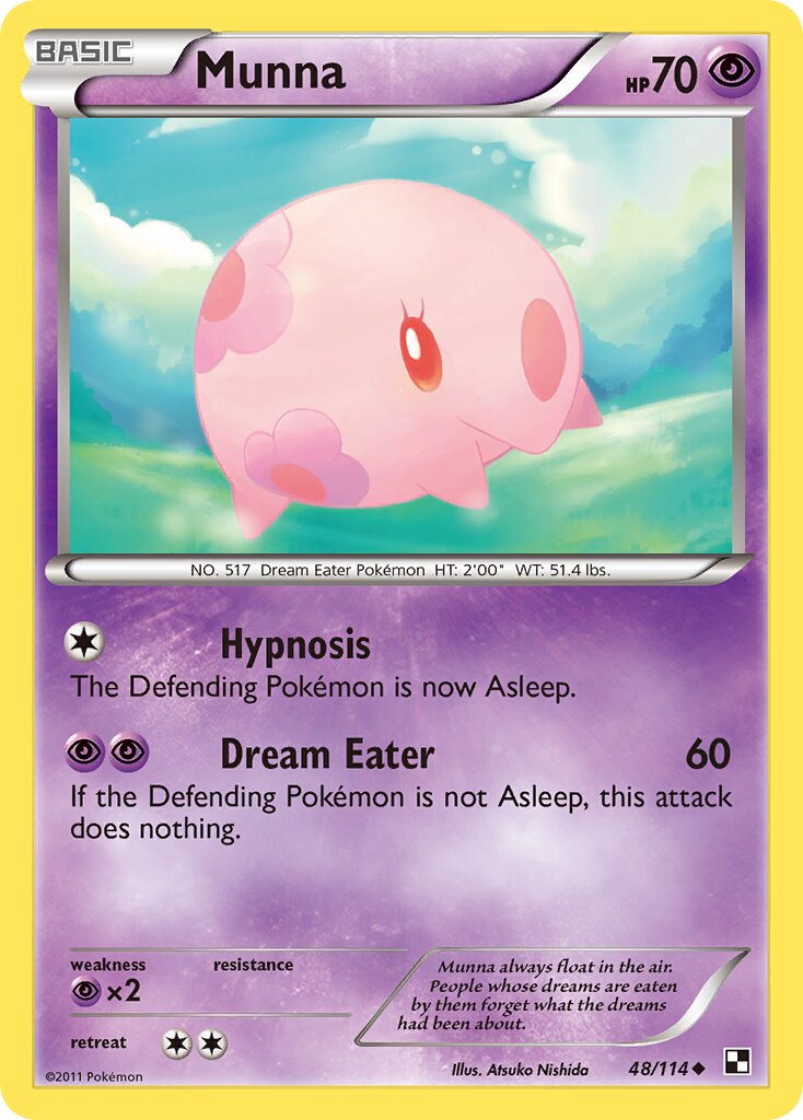 Munna 048/114 — Black & White (English Pokémon TCG card)