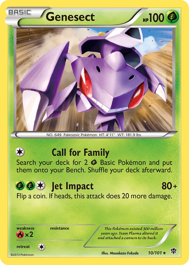 Genesect 010/101 — Plasma Blast (English Pokémon TCG card)