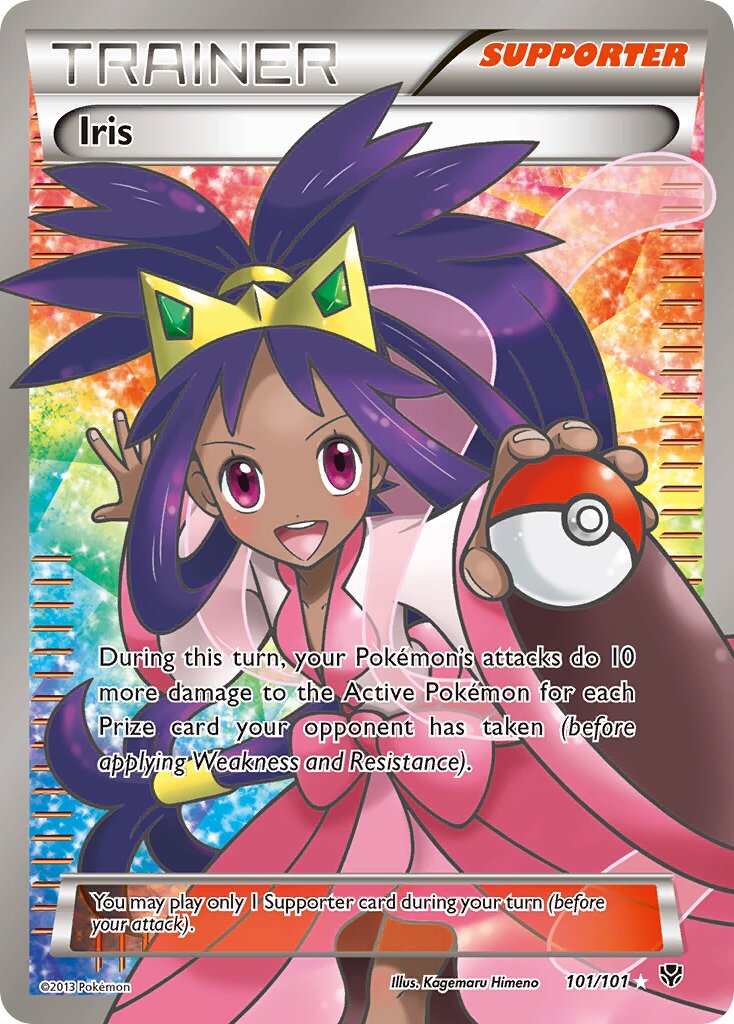 Iris 101/101 — Plasma Blast (English Pokémon TCG card)