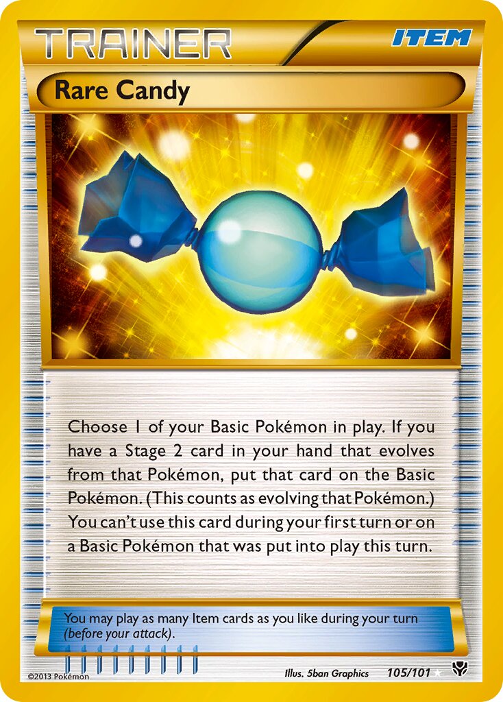 Rare Candy 105/101 — Plasma Blast (English Pokémon TCG card)