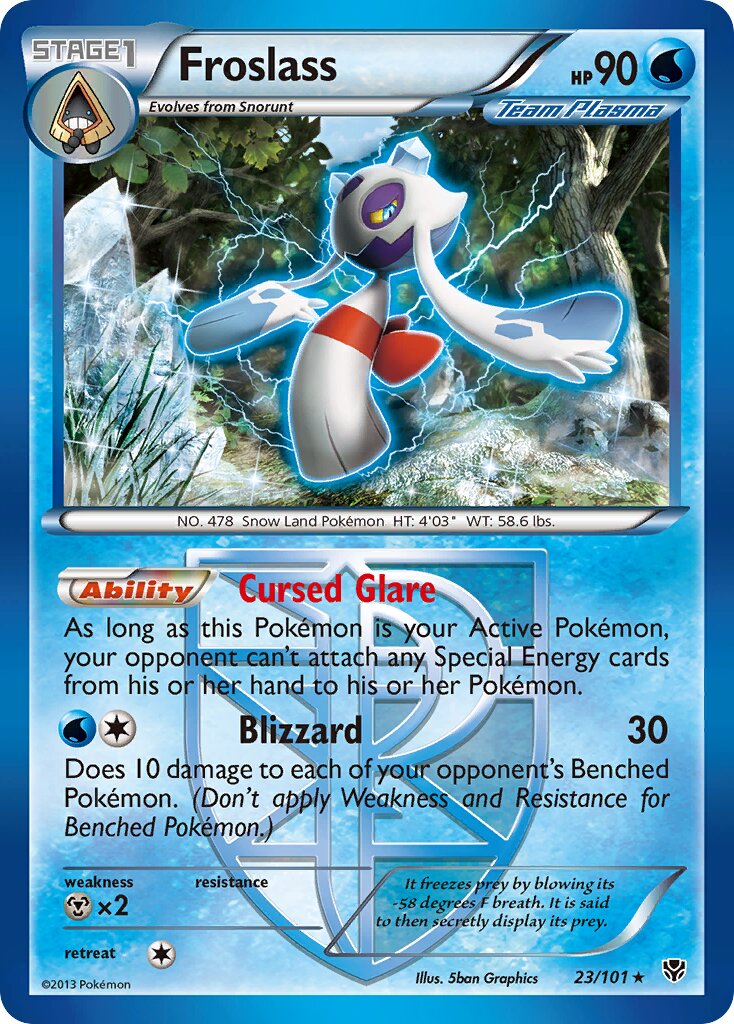 Froslass 023/101 — Plasma Blast (English Pokémon TCG card)