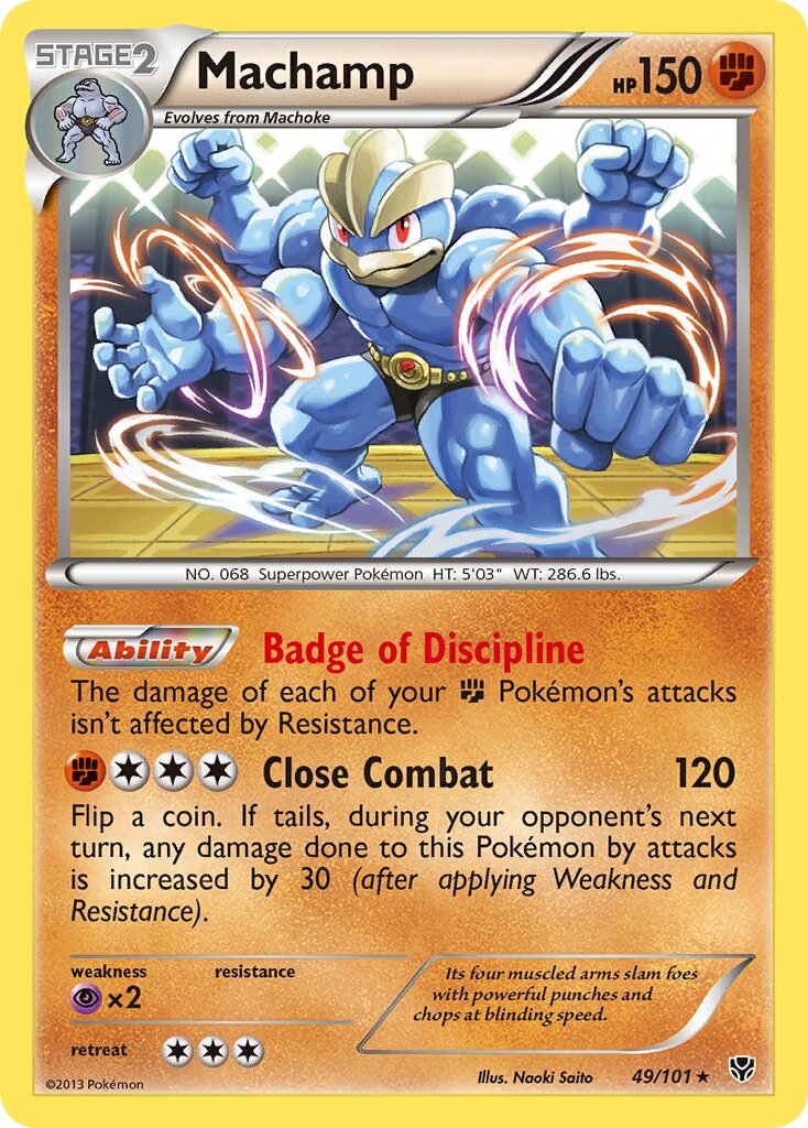 Machamp 049/101 — Plasma Blast (English Pokémon TCG card)