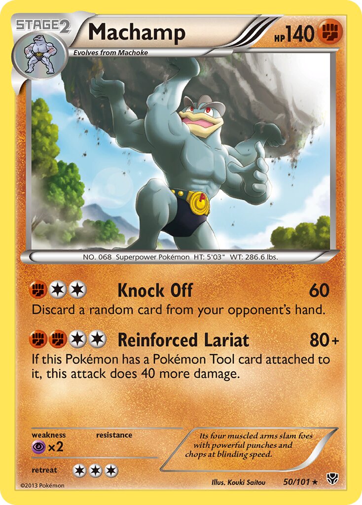 Machamp 050/101 — Plasma Blast (English Pokémon TCG card)