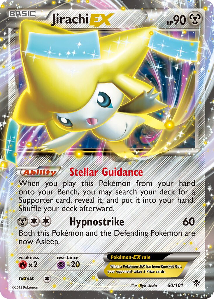 Jirachi-EX 060/101 — Plasma Blast (English Pokémon TCG card)