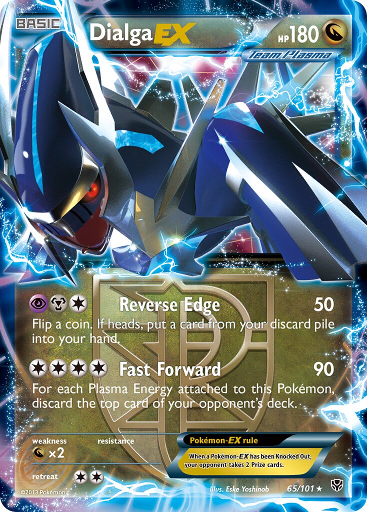 Dialga-EX 065/101 — Plasma Blast (English Pokémon TCG card)