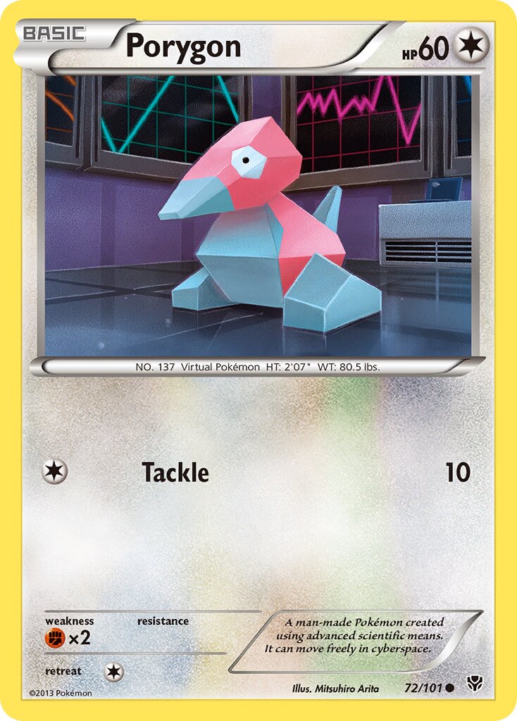 Porygon 072/101 — Plasma Blast (English Pokémon TCG card)