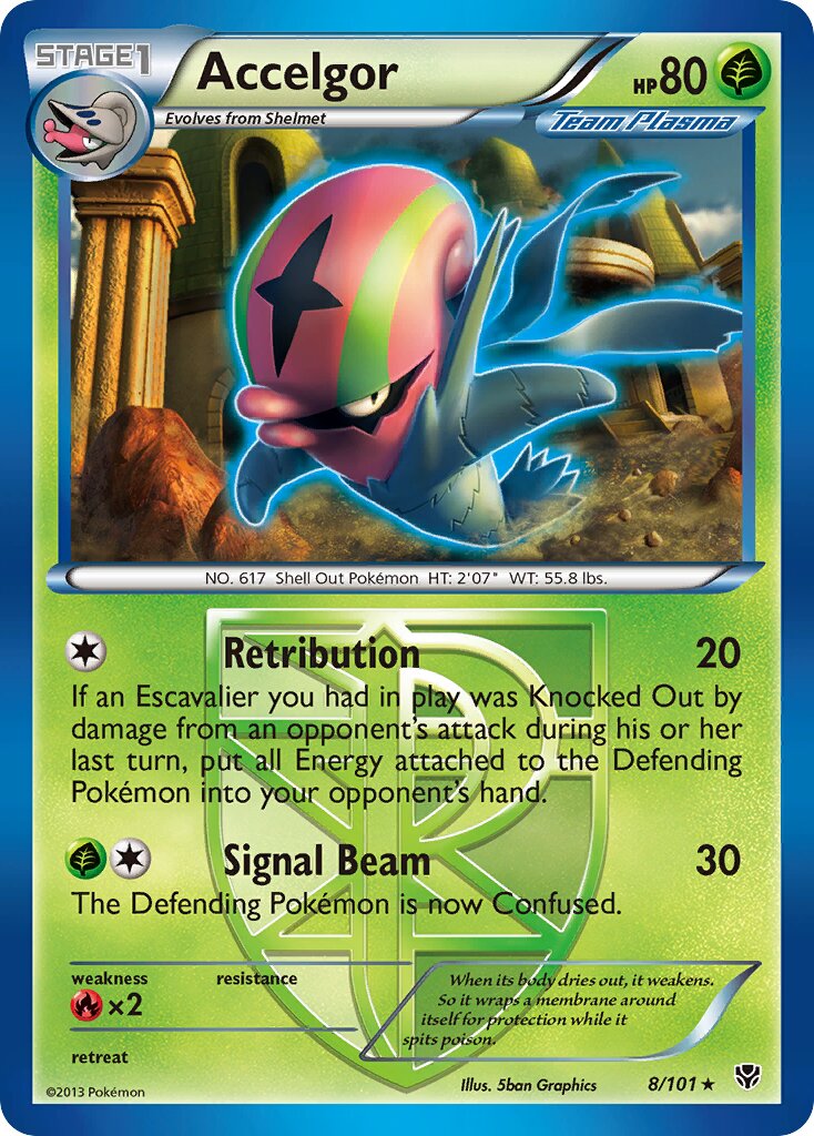 Accelgor 008/101 — Plasma Blast (English Pokémon TCG card)