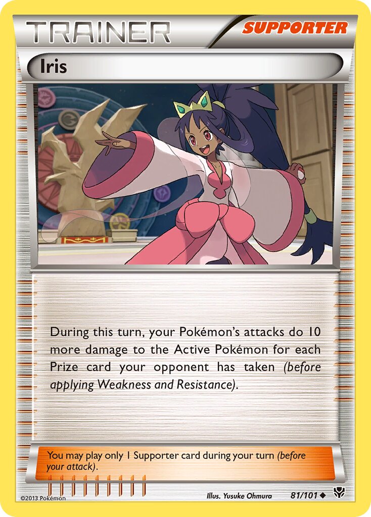 Iris 081/101 — Plasma Blast (English Pokémon TCG card)