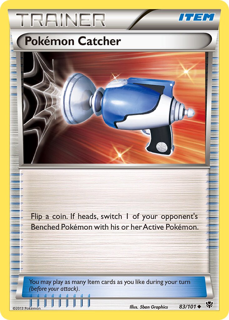 Pokémon Catcher 083/101 — Plasma Blast (English Pokémon TCG card)