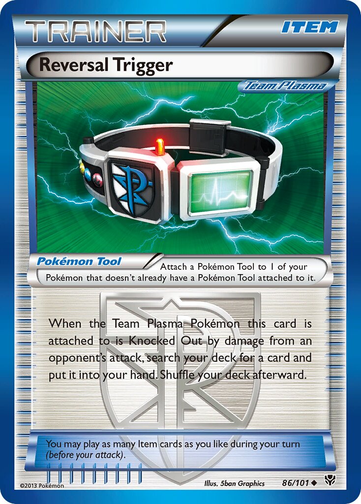 Reversal Trigger 086/101 — Plasma Blast (English Pokémon TCG card)