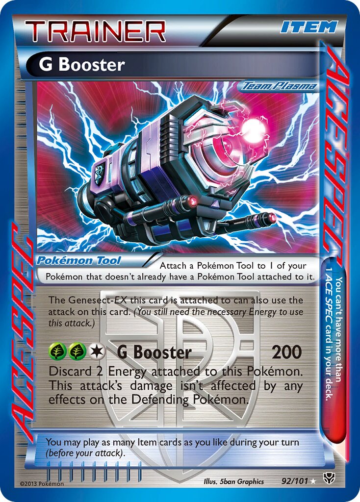G Booster 092/101 — Plasma Blast (English Pokémon TCG card)