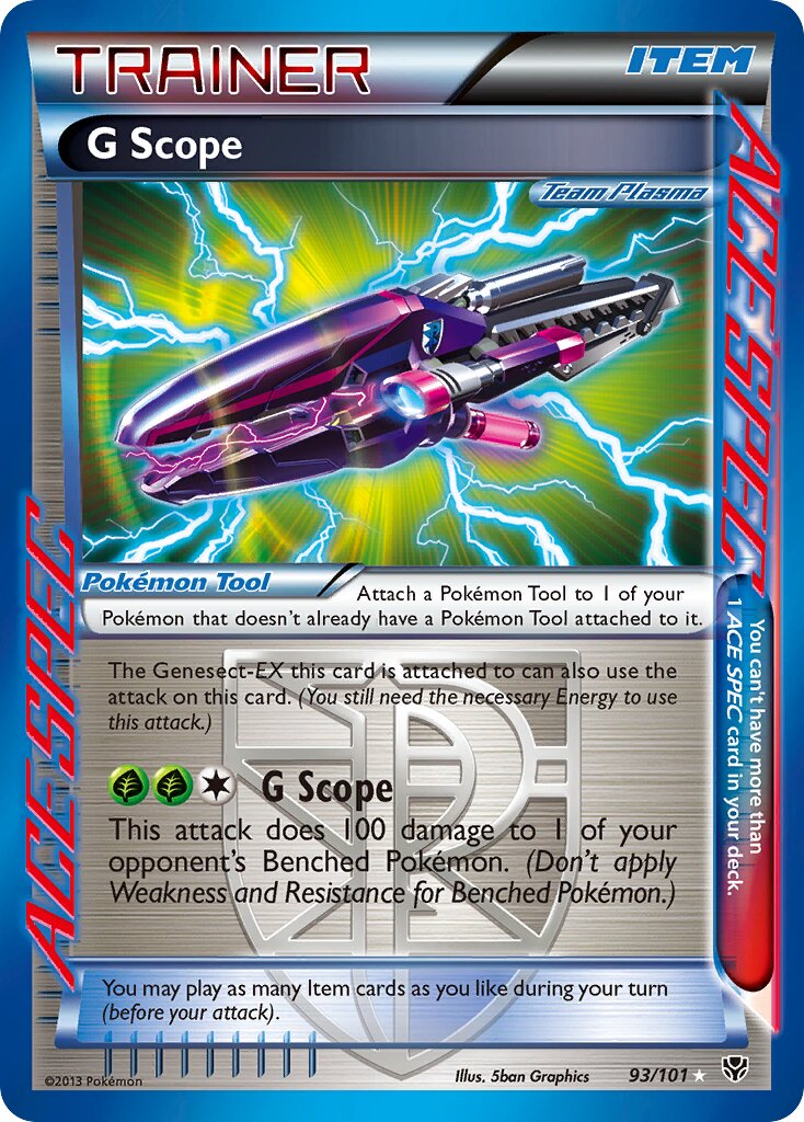 G Scope 093/101 — Plasma Blast (English Pokémon TCG card)