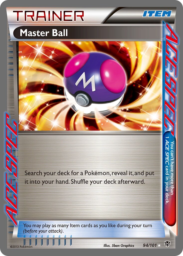 Master Ball 094/101 — Plasma Blast (English Pokémon TCG card)