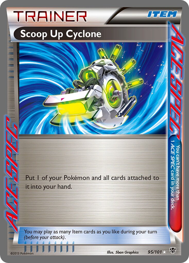 Scoop Up Cyclone 095/101 — Plasma Blast (English Pokémon TCG card)
