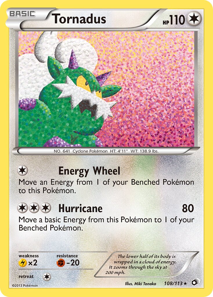 Tornadus 108/140 — Legendary Treasures (English Pokémon TCG card)