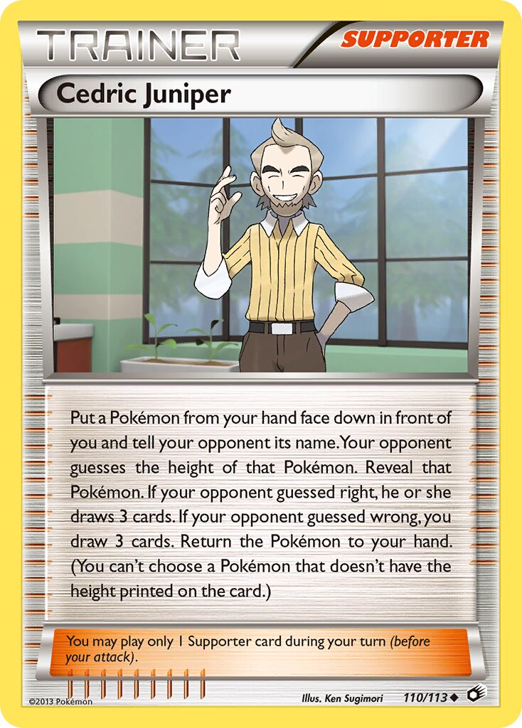 Cedric Juniper 110/140 — Legendary Treasures (English Pokémon TCG card)