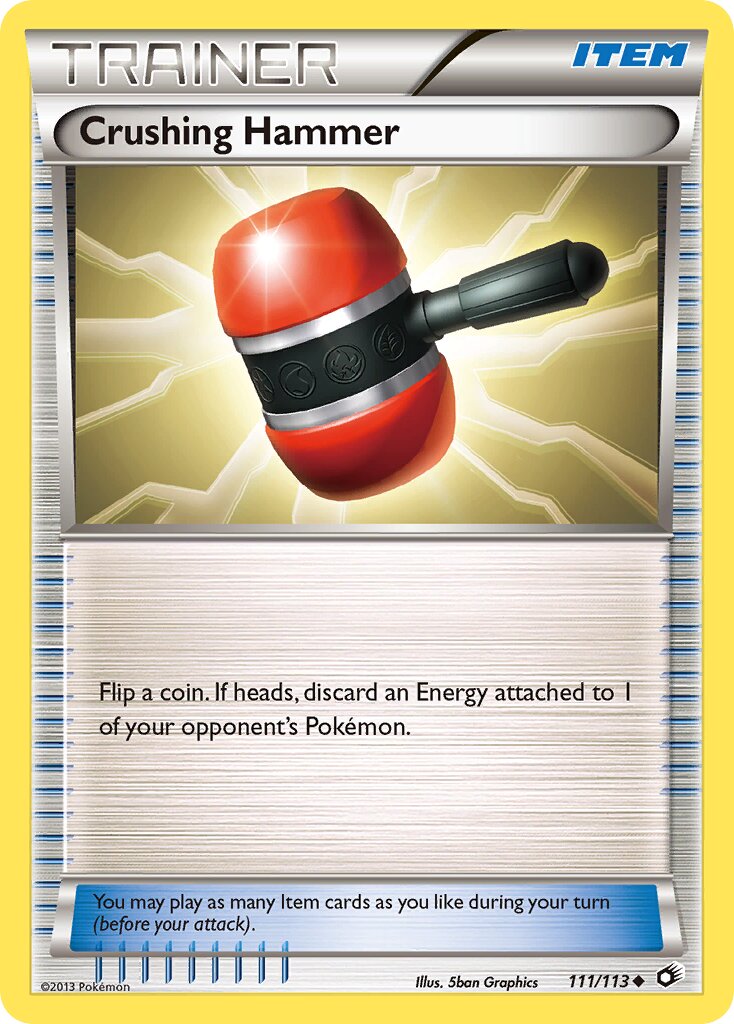 Crushing Hammer 111/140 — Legendary Treasures (English Pokémon TCG card)