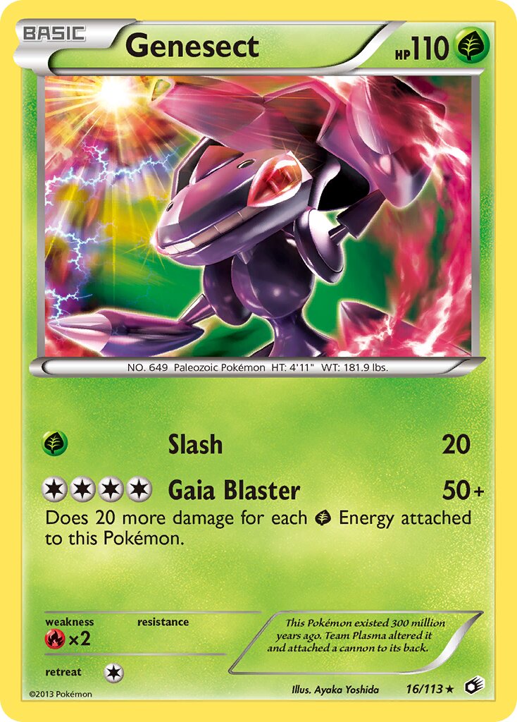 Genesect 016/140 — Legendary Treasures (English Pokémon TCG card)
