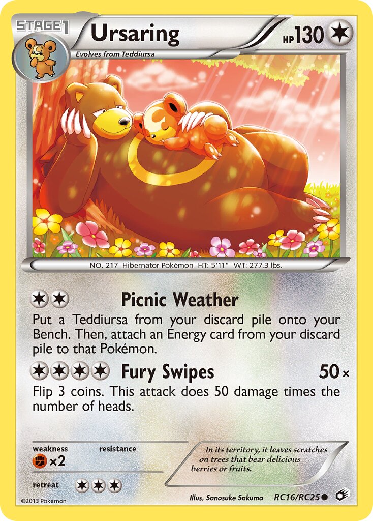Ursaring RC16 — Legendary Treasures (English Pokémon TCG card)