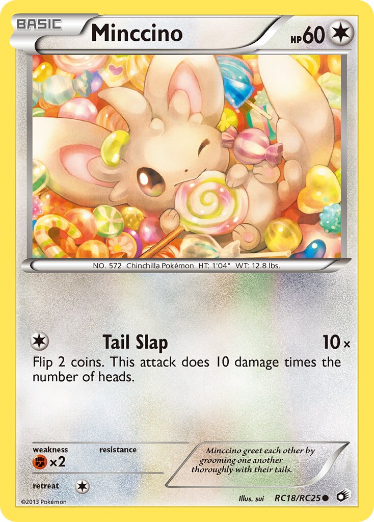 Minccino RC18 — Legendary Treasures (English Pokémon TCG card)