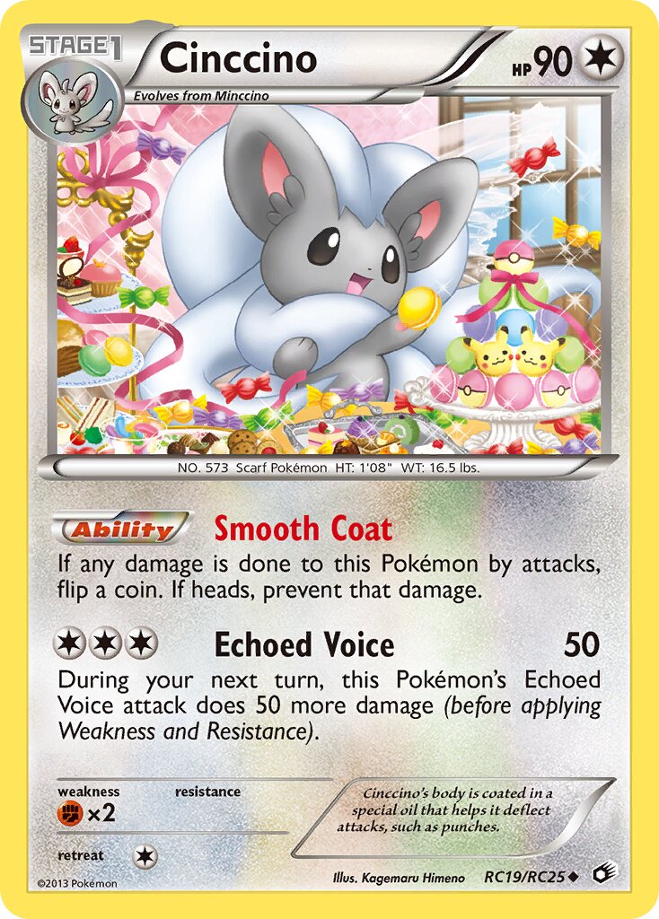 Cinccino RC19 — Legendary Treasures (English Pokémon TCG card)