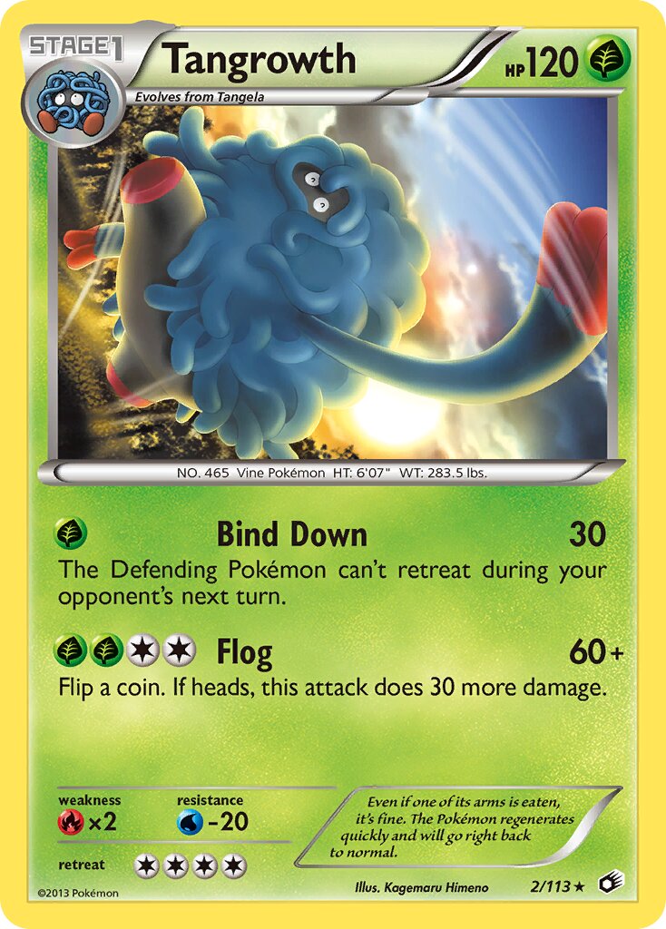 Tangrowth 002/140 — Legendary Treasures (English Pokémon TCG card)