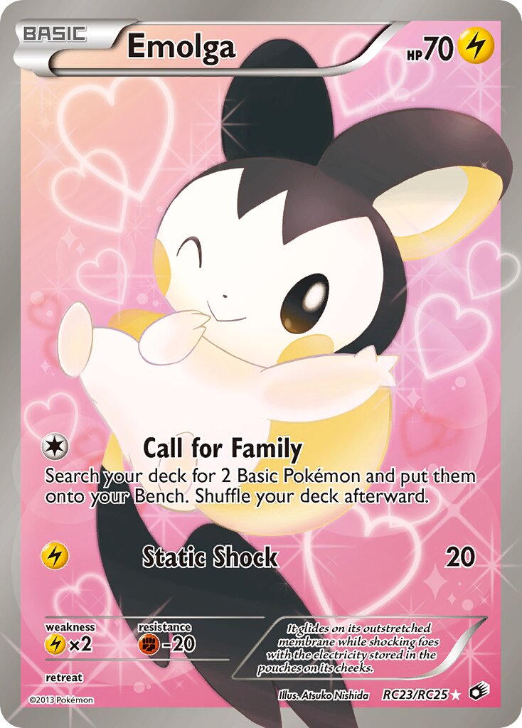 Emolga RC23 — Legendary Treasures (English Pokémon TCG card)