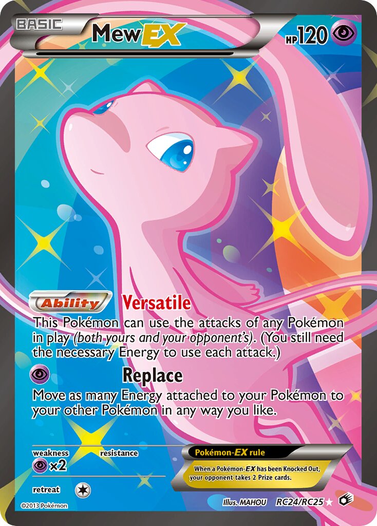 Mew-EX RC24 — Legendary Treasures (English Pokémon TCG card)