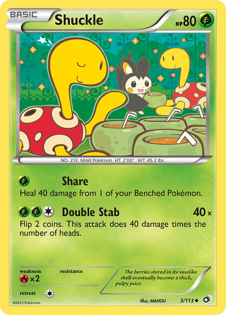 Shuckle 003/140 — Legendary Treasures (English Pokémon TCG card)