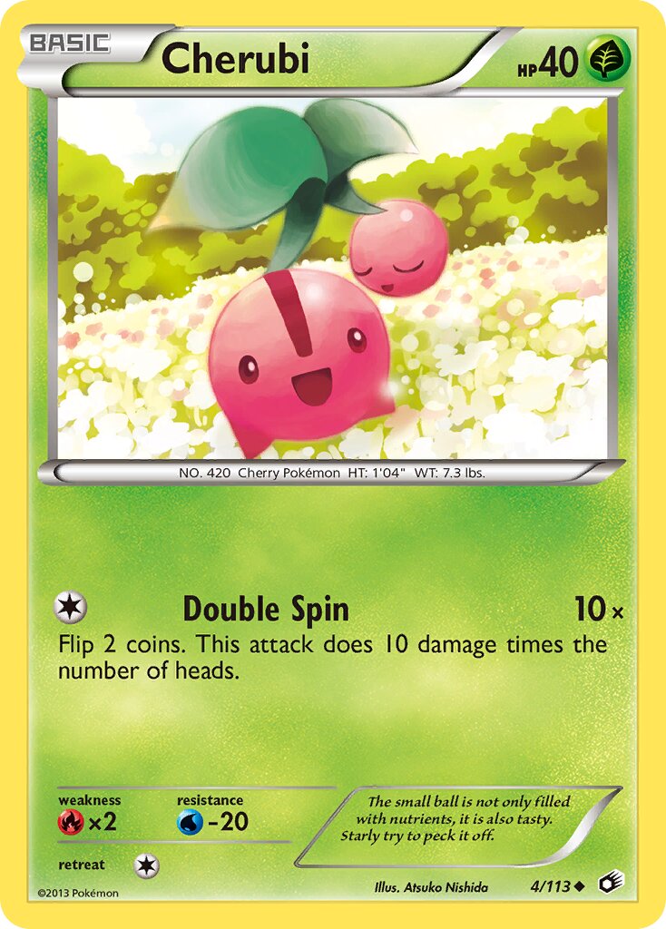 Cherubi 004/140 — Legendary Treasures (English Pokémon TCG card)