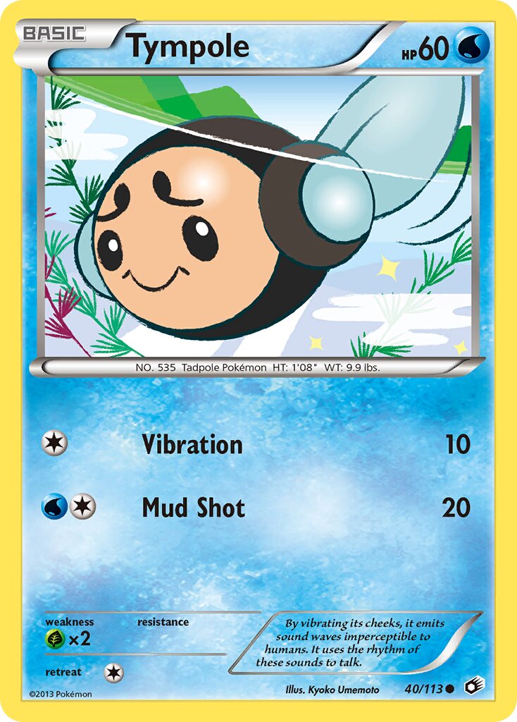 Tympole 040/140 — Legendary Treasures (English Pokémon TCG card)