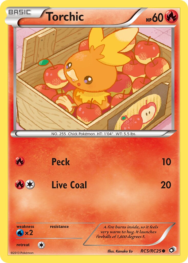 Torchic RC5 — Legendary Treasures (English Pokémon TCG card)