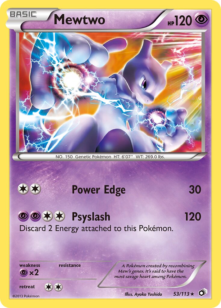 Mewtwo 053/140 — Legendary Treasures (English Pokémon TCG card)