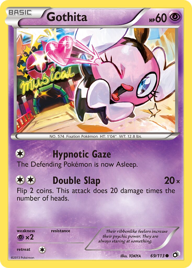 Gothita 069/140 — Legendary Treasures (English Pokémon TCG card)