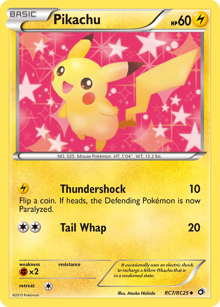 Pikachu RC7 — Legendary Treasures (English Pokémon TCG card)