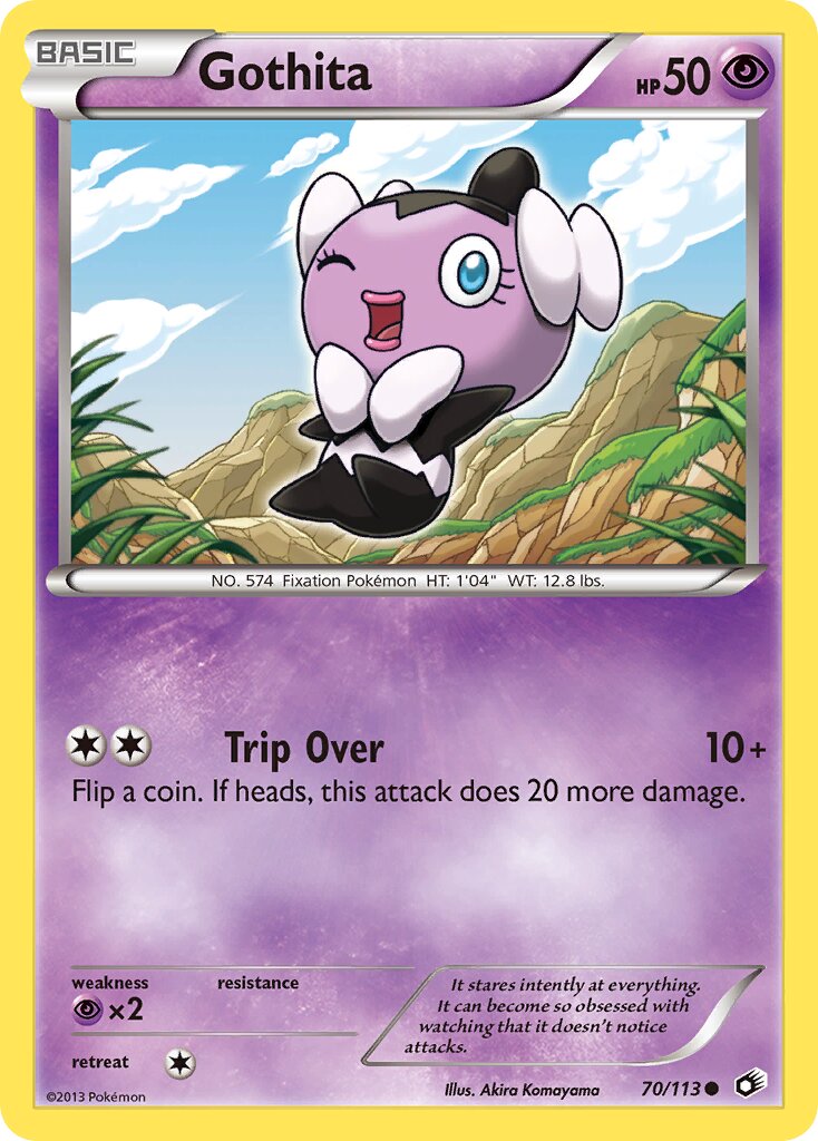 Gothita 070/140 — Legendary Treasures (English Pokémon TCG card)