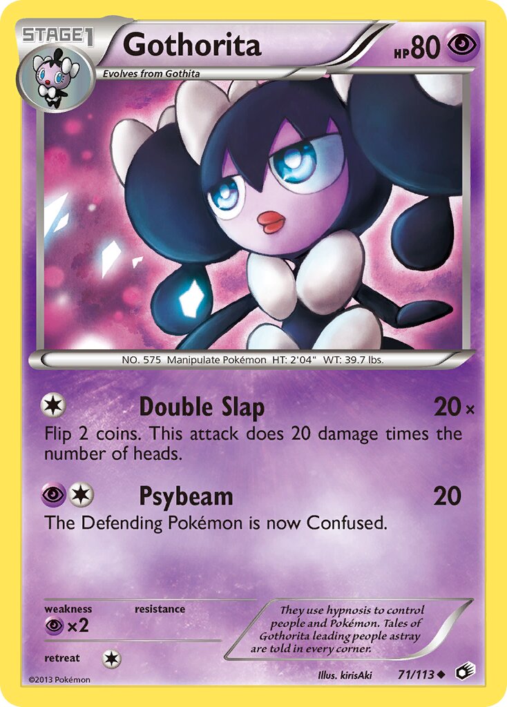 Gothorita 071/140 — Legendary Treasures (English Pokémon TCG card)