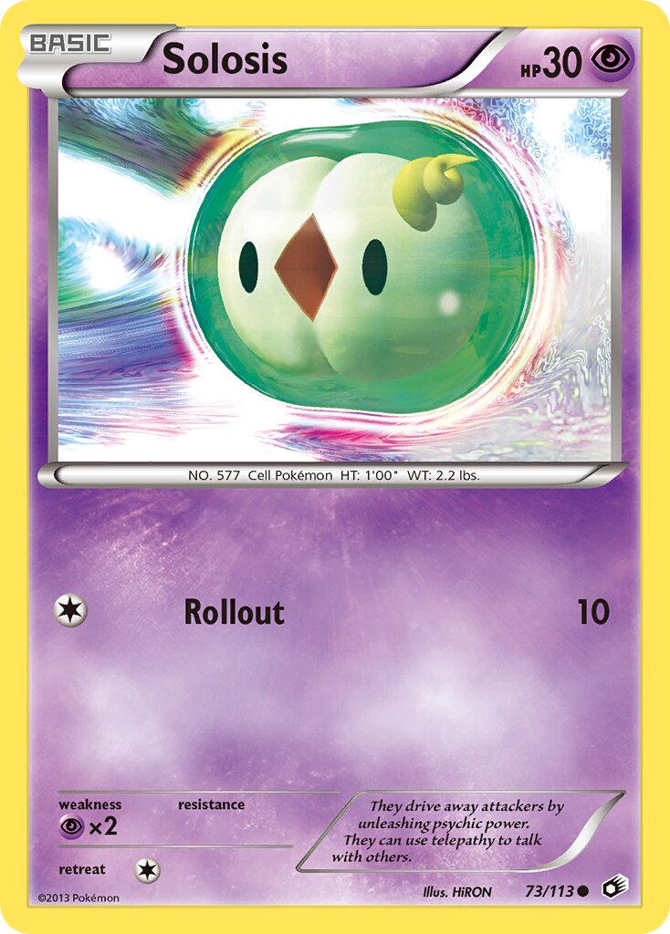 Solosis 073/140 — Legendary Treasures (English Pokémon TCG card)