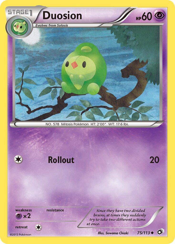 Duosion 075/140 — Legendary Treasures (English Pokémon TCG card)