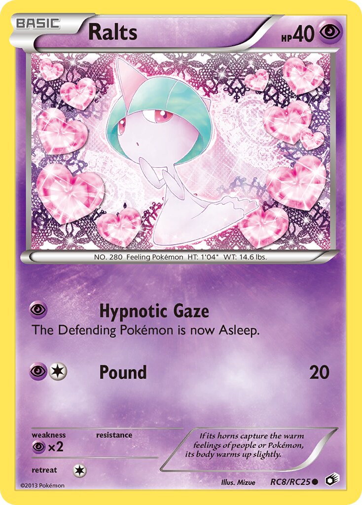 Ralts RC8 — Legendary Treasures (English Pokémon TCG card)